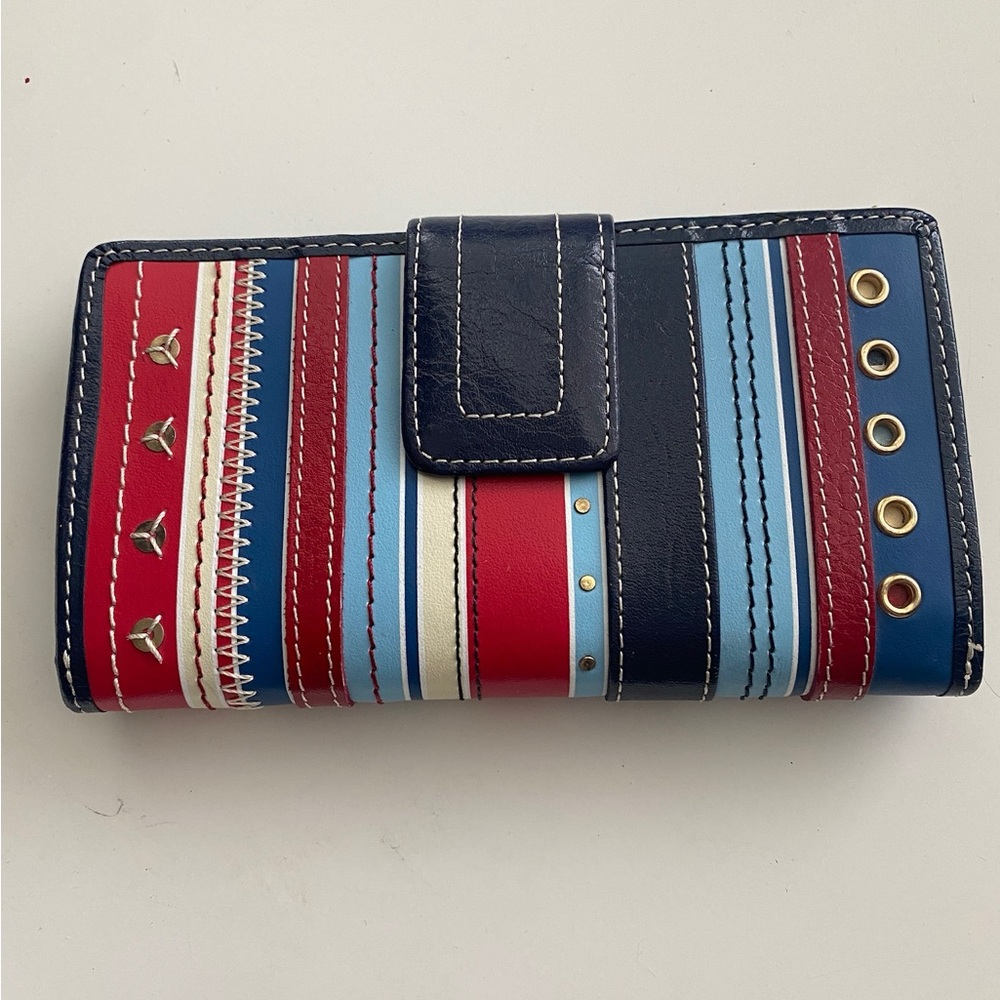 Striped Fossil Brand Multicolor Women's Wallet
